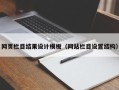 百色网页栏目结果设计模板（网站栏目设置结构）
